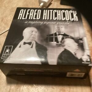 Alfred Hitchcock A Mystery Jigsaw Puzzle Game 1000 Pcs BePuzzled New 33106
